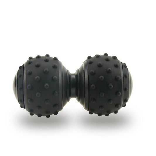 Deep Tissue Peanut Massage Ball for Myofascial Release | Silicone Trigger Point Roller for Back & Neck Pain