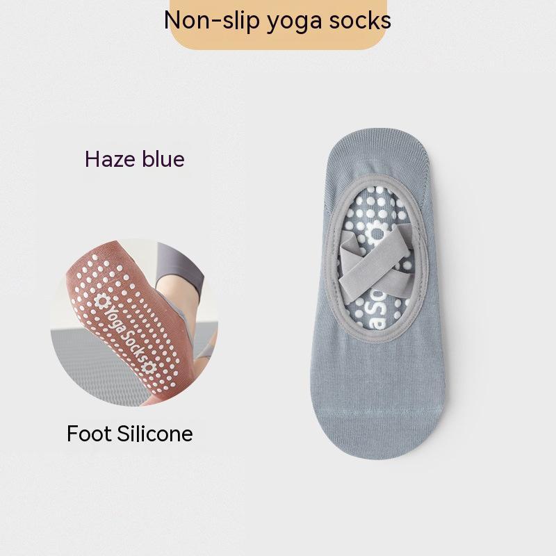 Non-Slip Grip Yoga Socks for Pilates & Barre | Cotton Breathable Anti-Skid Socks (Women)