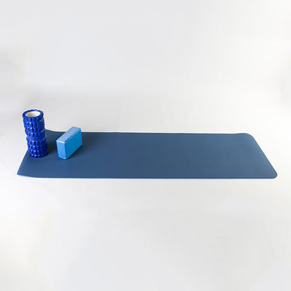 Premium TPE Yoga Mat (8mm Thick) | Non-Slip Eco-Friendly Exercise Mat for Pilates & Home Workout