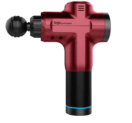 Mini Massage gun for Muscle Recovery-Compact Deep Tissue Relief(Black/Red/Silver)