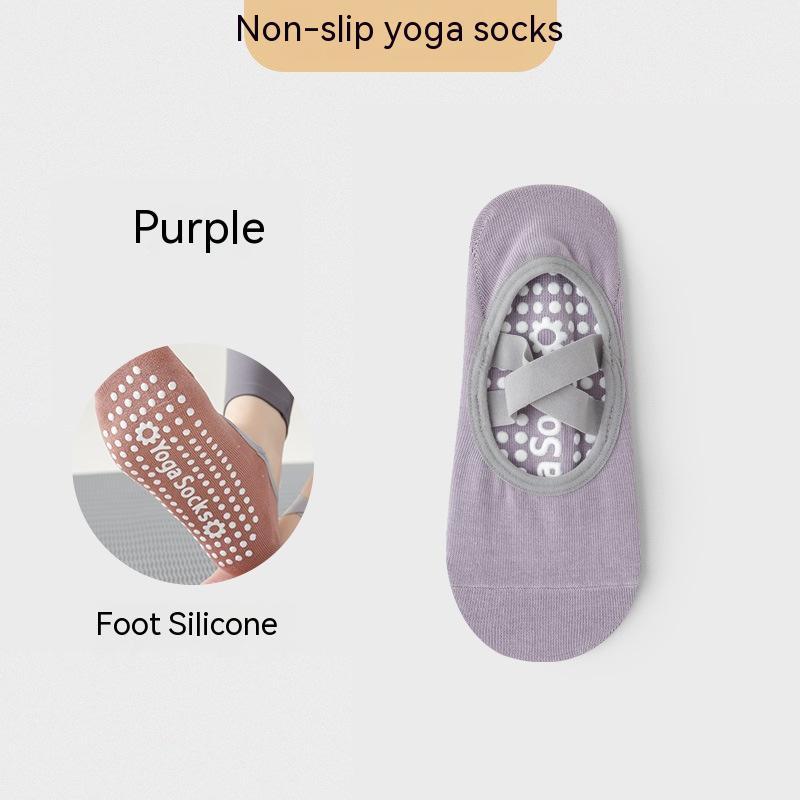 Non-Slip Grip Yoga Socks for Pilates & Barre | Cotton Breathable Anti-Skid Socks (Women)