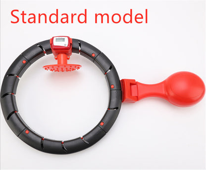 Smart Weighted Fit Hoop for Waist Trimming | 2-in-1 Abdomen Fitness & Massage