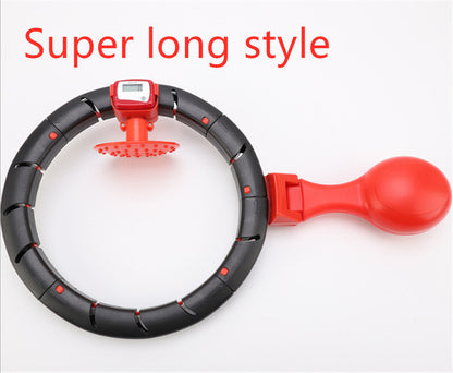 Smart Weighted Fit Hoop for Waist Trimming | 2-in-1 Abdomen Fitness & Massage