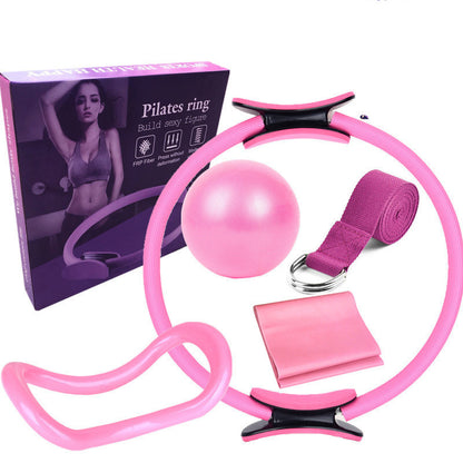Ultimate 6-Piece Pilates Ring & Yoga Set | Full Body Toning Kit (Ring, Ball, Bands)