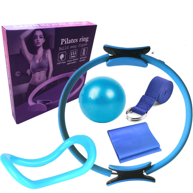 Ultimate 6-Piece Pilates Ring & Yoga Set | Full Body Toning Kit (Ring, Ball, Bands)