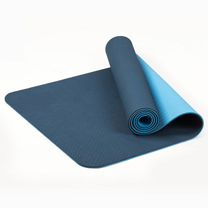 Premium TPE Yoga Mat (8mm Thick) | Non-Slip Eco-Friendly Exercise Mat for Pilates & Home Workout