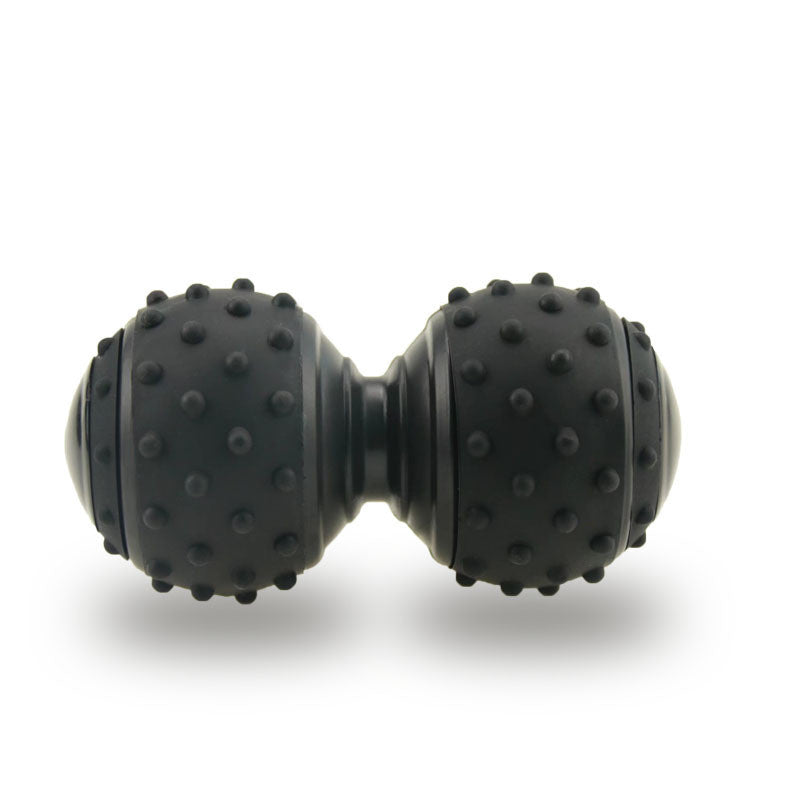 Deep Tissue Peanut Massage Ball for Myofascial Release | Silicone Trigger Point Roller for Back & Neck Pain