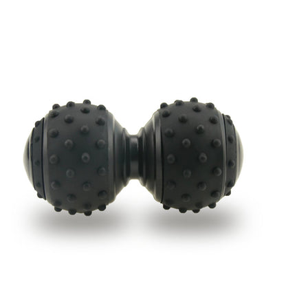 Deep Tissue Peanut Massage Ball for Myofascial Release | Silicone Trigger Point Roller for Back & Neck Pain