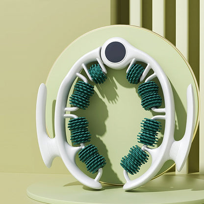 360° Leg Massage Roller for Muscle Relaxation | Calf Slimming Ring & Yoga Massager (Pink/Cyan/Green/Blue and White/)