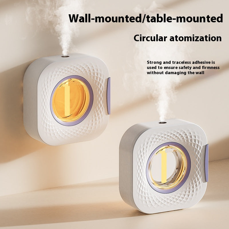 Smart Rechargeable Aromatherapy Diffuser | Automatic Wall-Mounted Air Freshener with Night Light