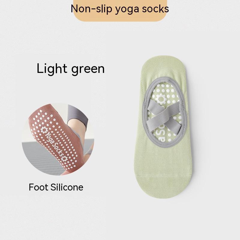 Non-Slip Grip Yoga Socks for Pilates & Barre | Cotton Breathable Anti-Skid Socks (Women)