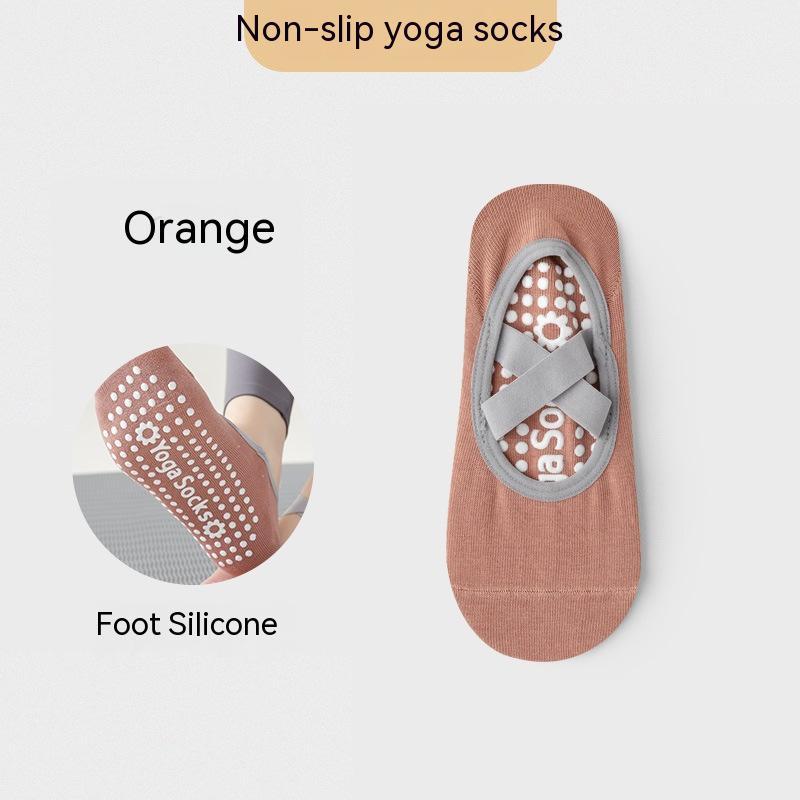Non-Slip Grip Yoga Socks for Pilates & Barre | Cotton Breathable Anti-Skid Socks (Women)