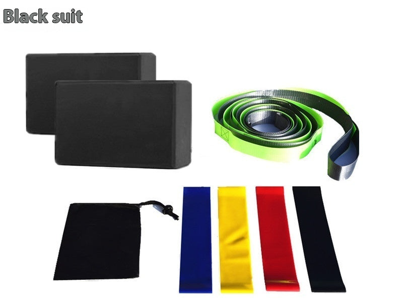 Ultimate Yoga Starter Kit (7-Piece Set) | 2 Yoga Blocks, Strap, 4 Resistance Bands & Bag