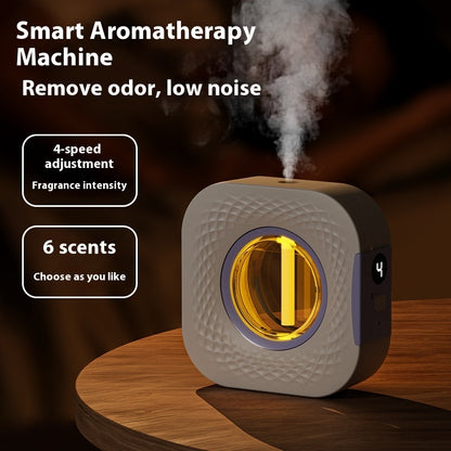 Smart Rechargeable Aromatherapy Diffuser | Automatic Wall-Mounted Air Freshener with Night Light