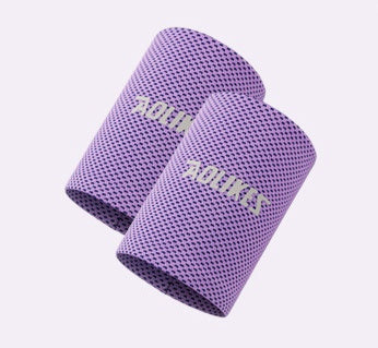 Cooling Sports Wrist Support Brace | Breathable Mesh Sweatband with Reflective Design (1pc)