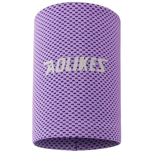 Cooling Sports Wrist Support Brace | Breathable Mesh Sweatband with Reflective Design (1pc)