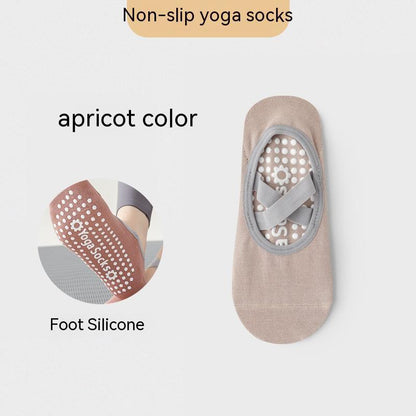 Non-Slip Grip Yoga Socks for Pilates & Barre | Cotton Breathable Anti-Skid Socks (Women)