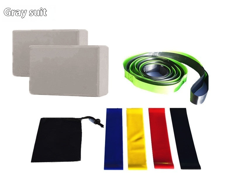 Ultimate Yoga Starter Kit (7-Piece Set) | 2 Yoga Blocks, Strap, 4 Resistance Bands & Bag