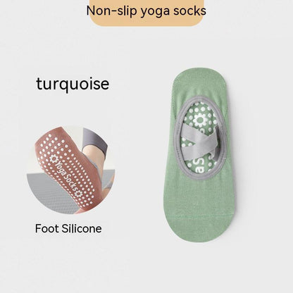 Non-Slip Grip Yoga Socks for Pilates & Barre | Cotton Breathable Anti-Skid Socks (Women)
